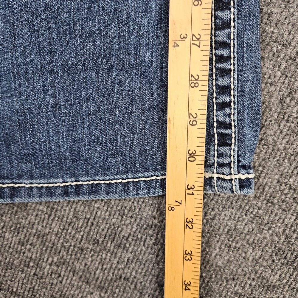 Buckle BKE Stella Bootcut Jeans Women's 31 Blue Dark Wash Stretch Mid Rise Denim - Picture 6 of 12